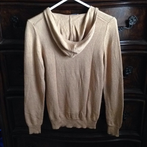 Trina Turk deep V hooded sweater M - Picture 9 of 13